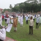 লালমোহন জনপ্রতিনিধিদের শপথ পড়ালেন এমপি শাওন।।লালমোহন বিডিনিউজ