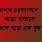 ভোলার চরফ্যাশনে ঝড়ো বাতাসে গাছ ভেঙ্গে পড়ে এক বৃদ্ধ নিহত।।লালমোহন বিডিনিউজ